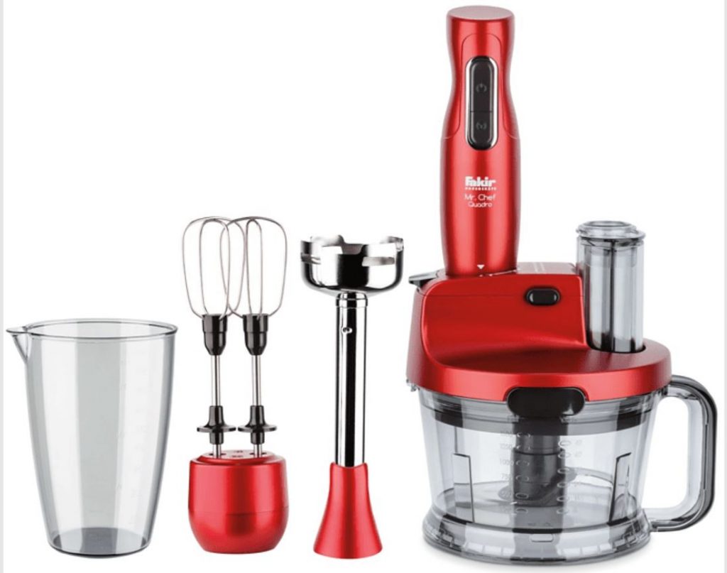 FAKIR Mr. Chef Quadro Blender Seti Kırmızı