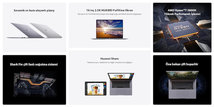 Huawei MateBook 16 Türkiye