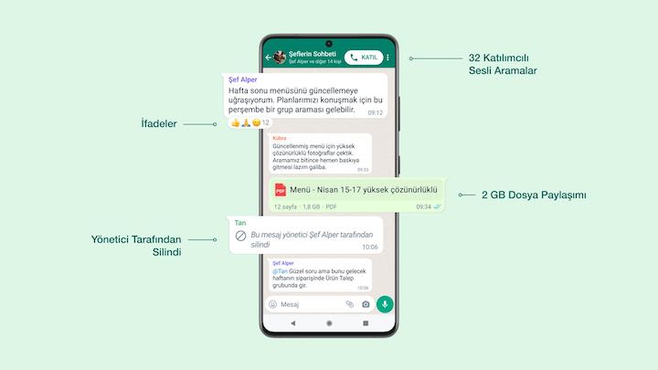 WhatsApp Yeni Özellikleri