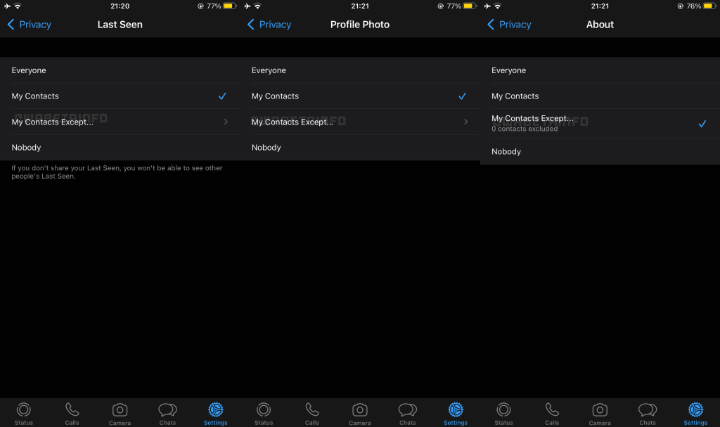 WhatsApp Son Görülme