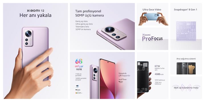 Xiaomi 12 Türkiye