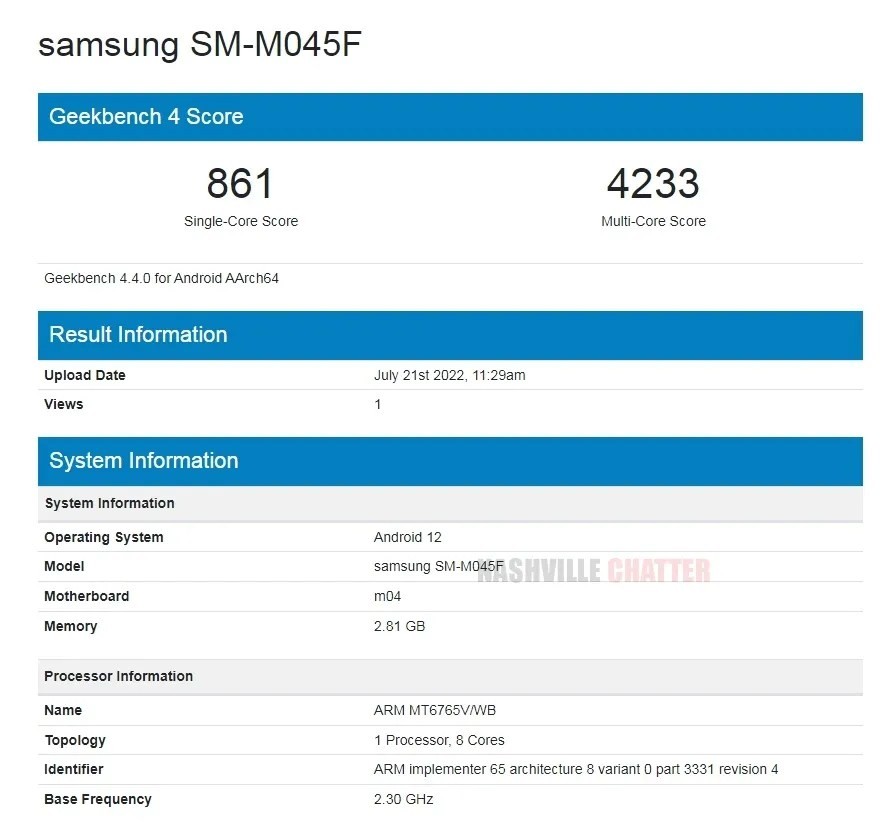 Galaxy M04