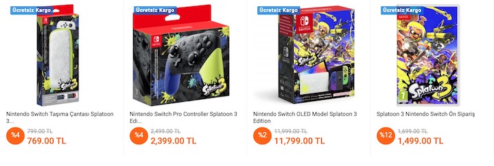 Nintendo Switch OLED Model Splatoon 3 Edition