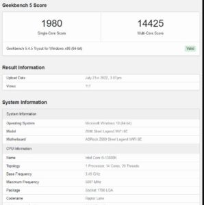 Intel i5-13600K