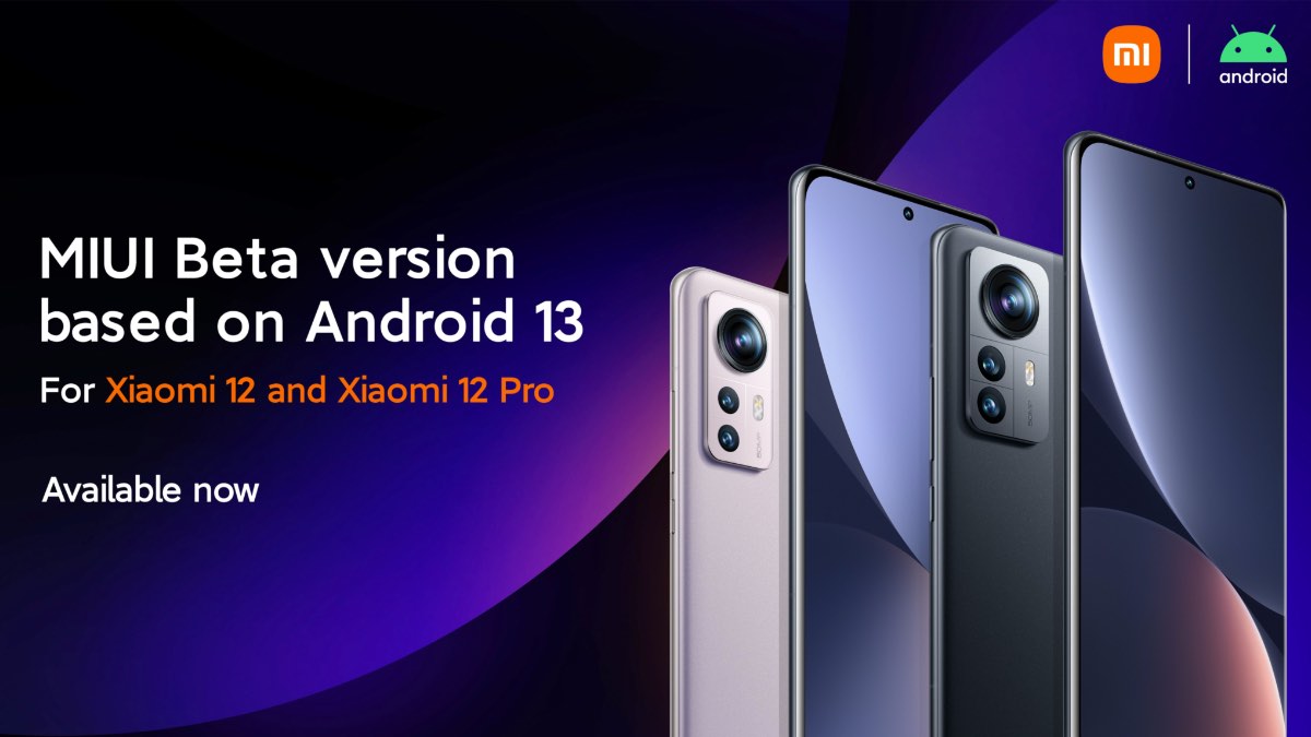 Xiaomi 12 için Android 13