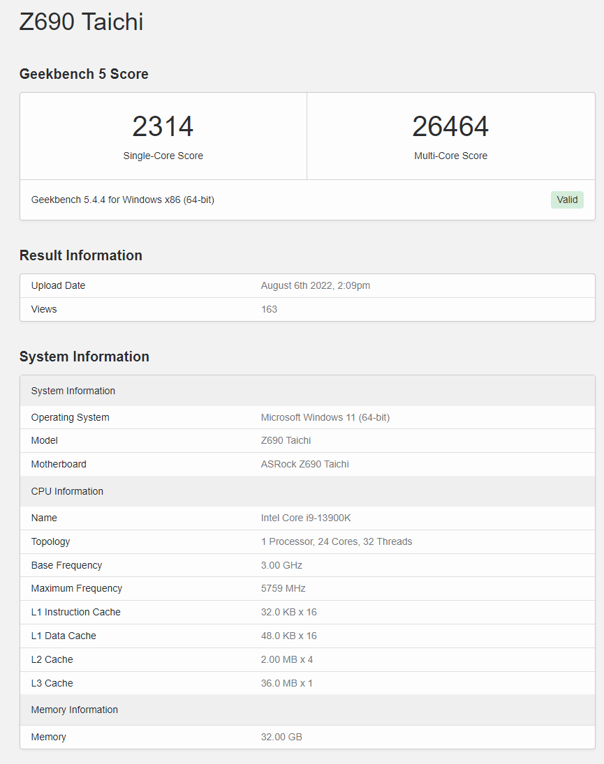Intel Core i9-13900K
