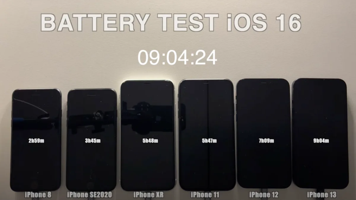 iOS 16 Batarya