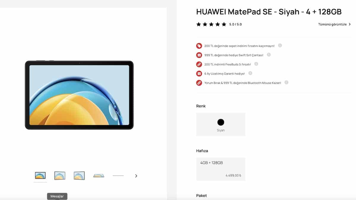 Huawei MatePad SE