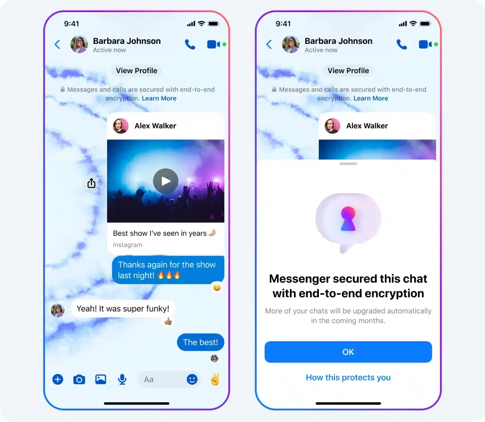 Messenger Uçtan Uca Şifre