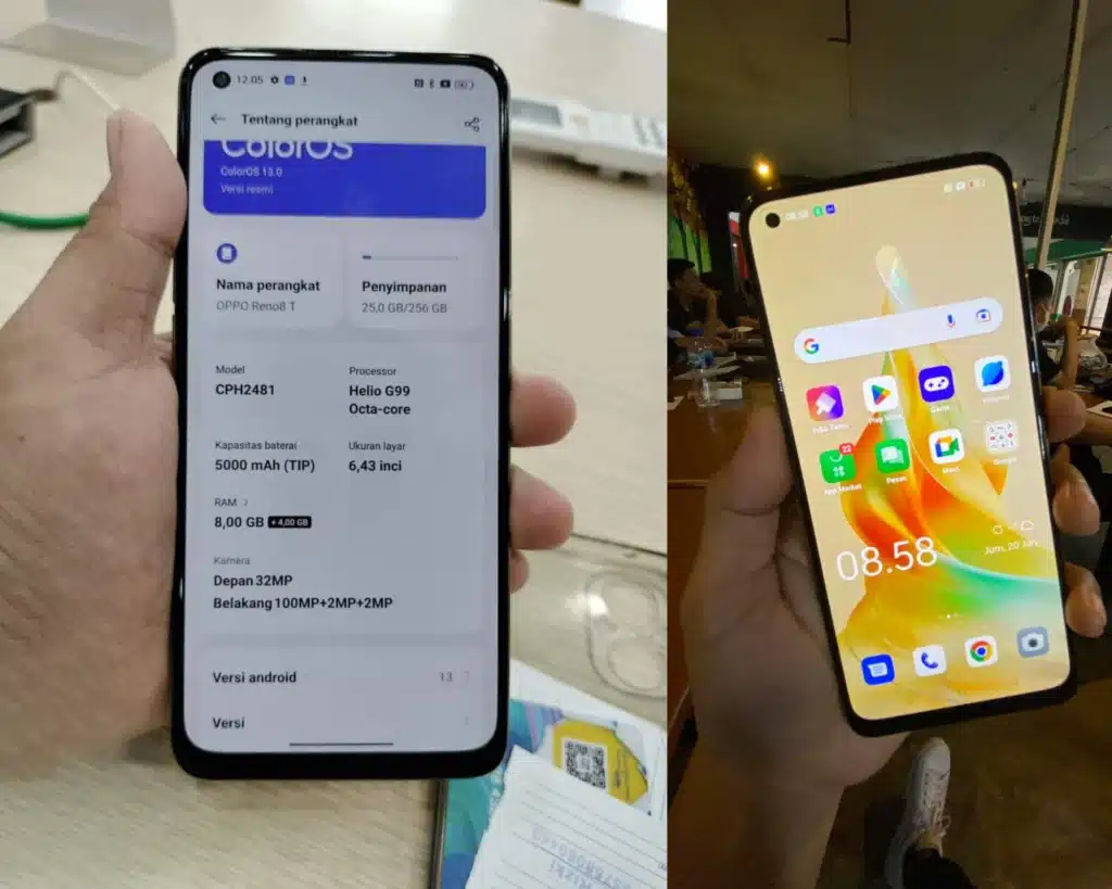 Oppo Reno 8T 4G Canlı