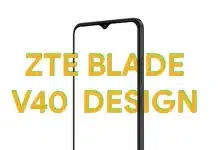 ZTE Blade V40 Design