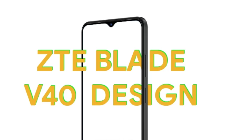 ZTE Blade V40 Design