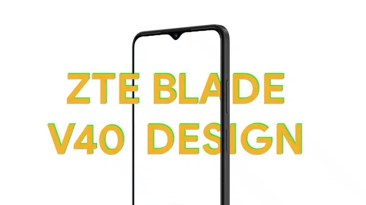 ZTE Blade V40 Design