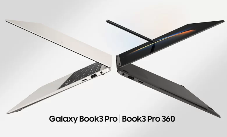 Galaxy Book 3 Pro ve Book 3 Pro 360