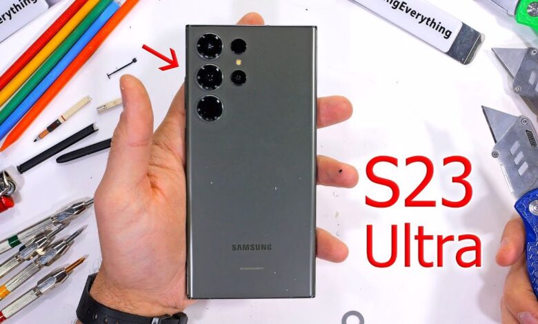 Galaxy S23 Ultra Dayanıklılık