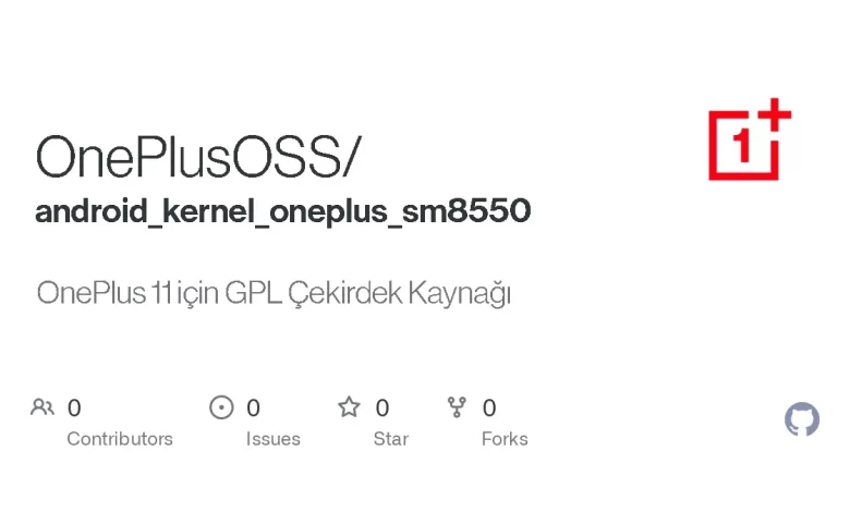 OnePlus 11 Kaynak Kodu