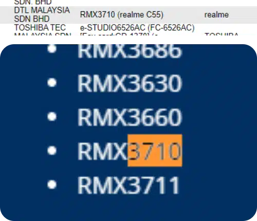 Realme C55 SIRIM