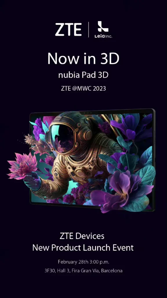 nubia Pad 3D