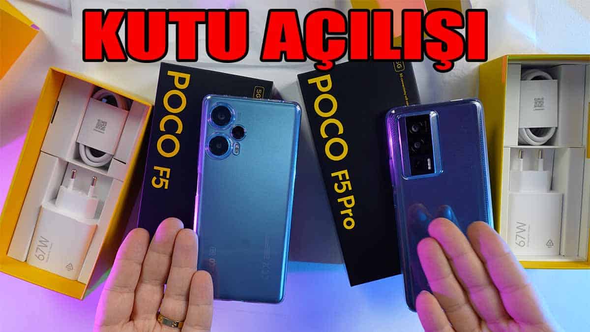 POCO F5 ve F5 Pro Kutu