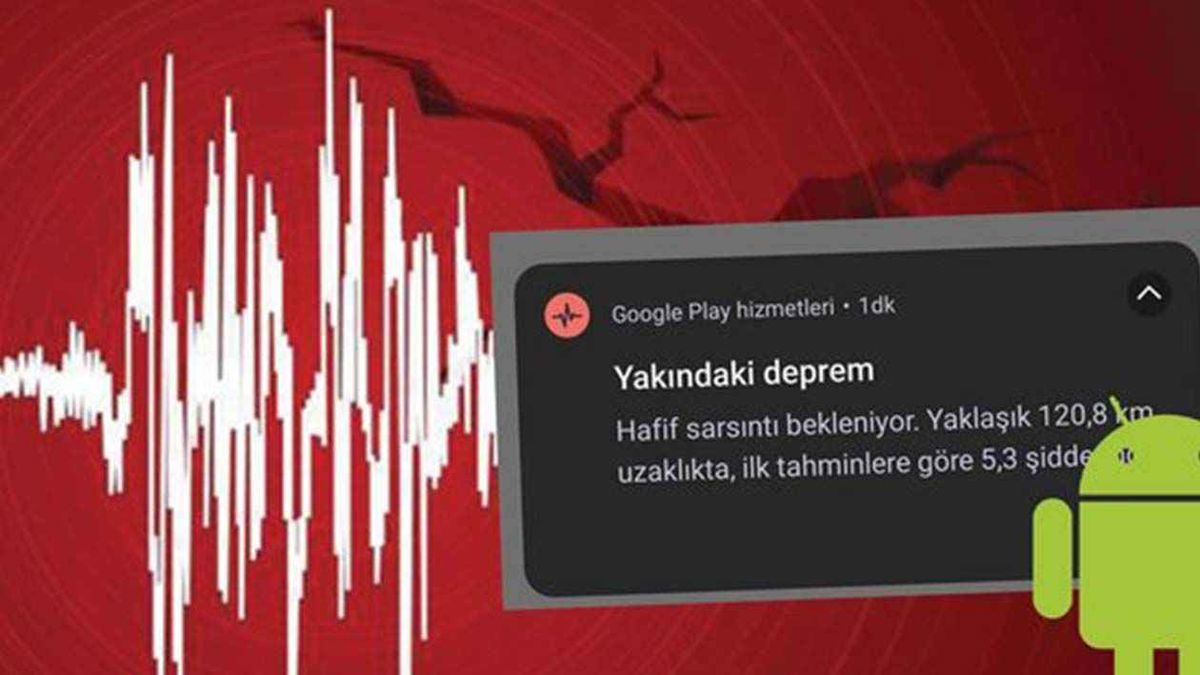 Google Deprem Uyarı