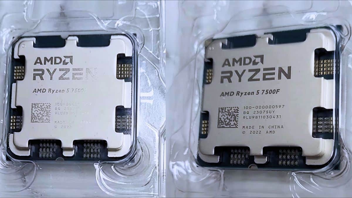 Ryzen 5 7500F
