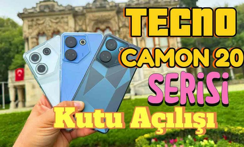 TECNO CAMON 20 Serisi Kutu