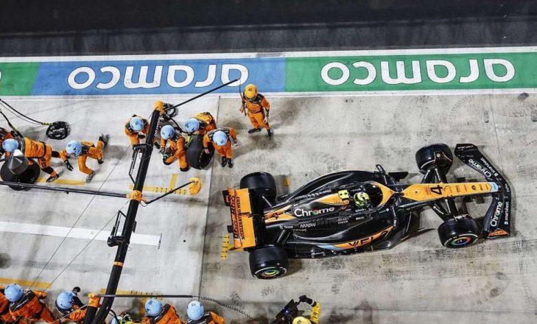 Formula 1 pit stop