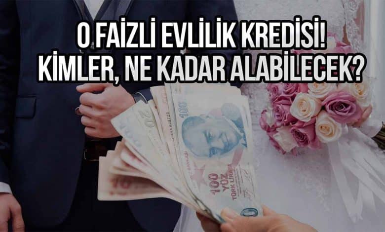 o faizli evlilik kredisi şartları