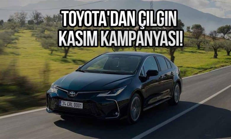 Toyota araç kampanyası