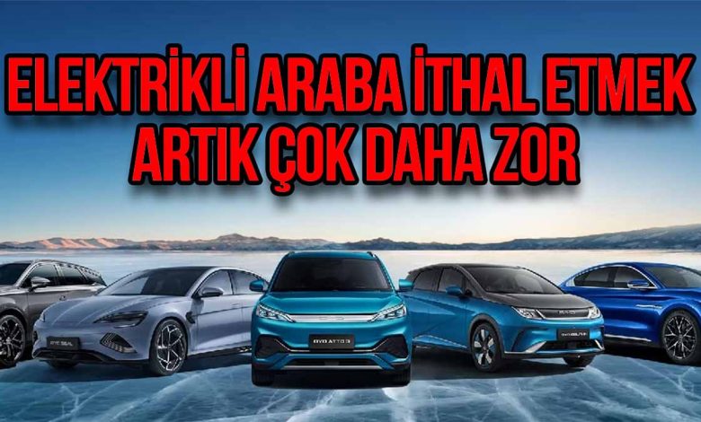 Elektrikli Araba ithali