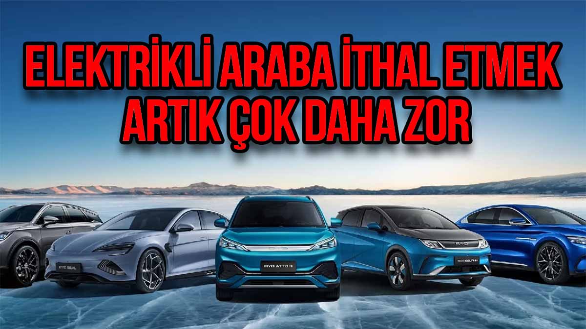Elektrikli Araba ithali