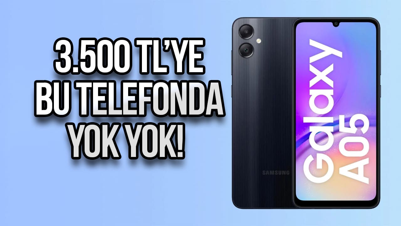 Samsung Galaxy A05 özellikleri