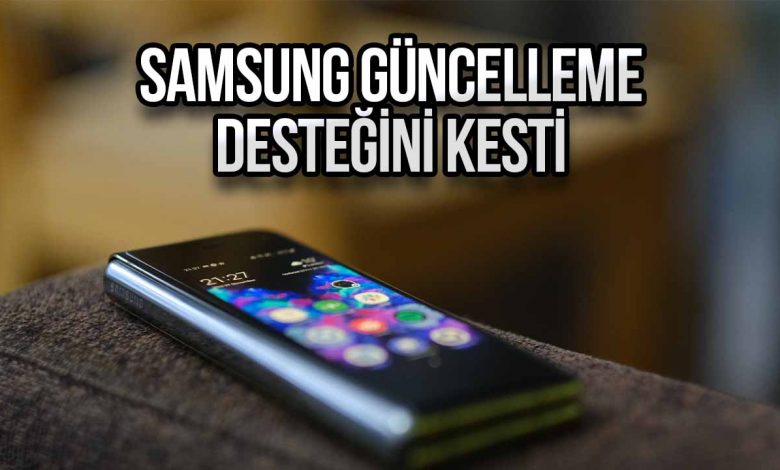 Samsung Galaxy Z fold güncelleme desteği