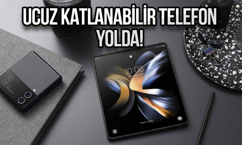 Samsung ucuz katlanabilir telefon