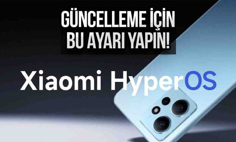 Xiaomi hyperos guncellemesi