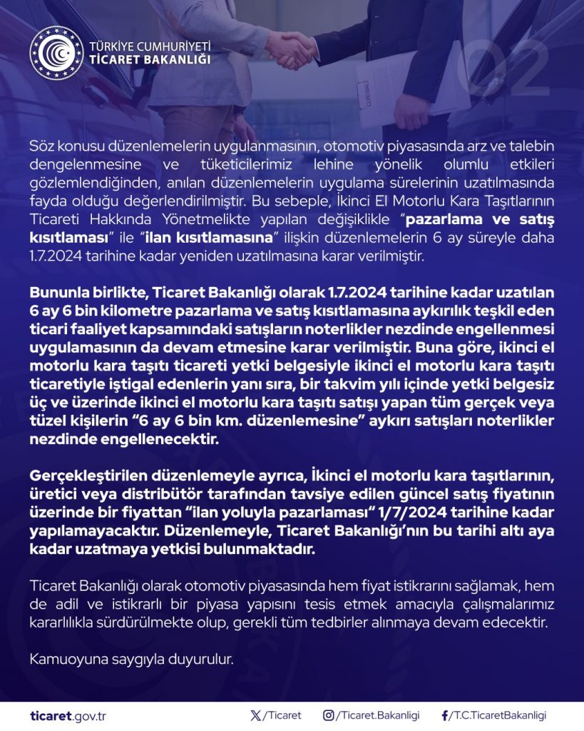 2. el ilan süresi
