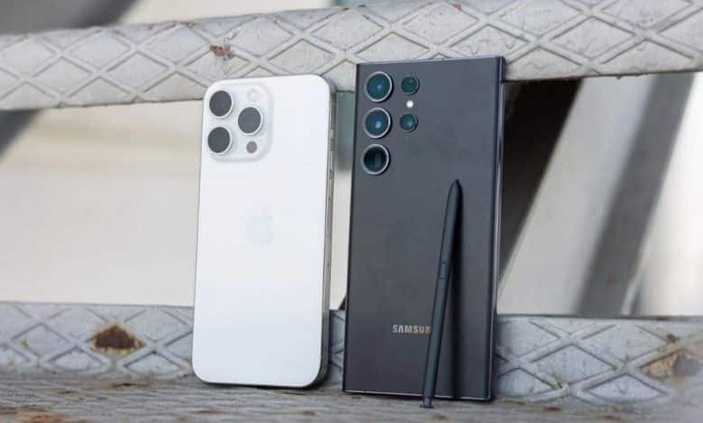 Galaxy S24 Ultra ve iPhone 15 Pro Max