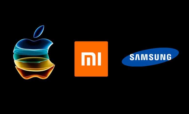 Apple Samsung ve Xiaomi