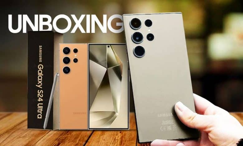 Galaxy S24 kutu açılış