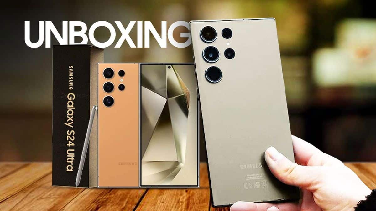 Galaxy S24 kutu açılış