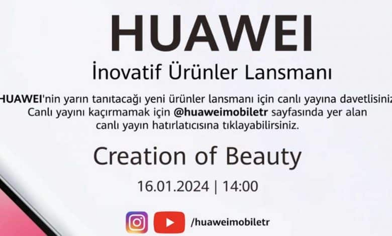 Huawei Lansman Canlı Yayın