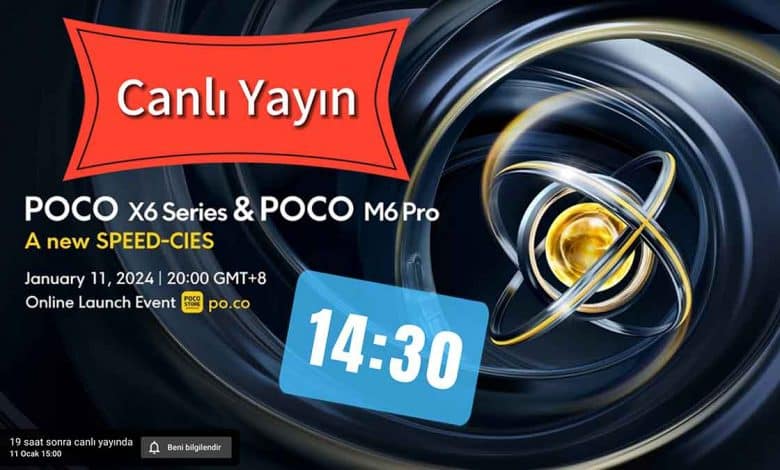 POCO X6 Canlı Yayın