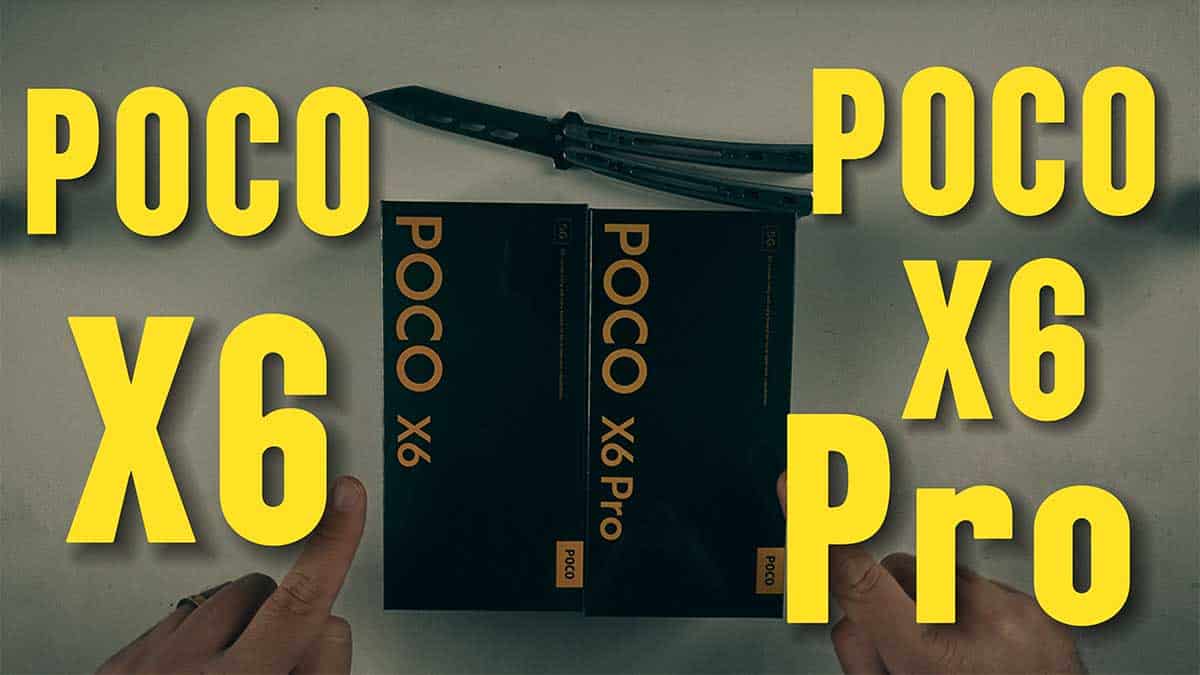 POCO X6 ve POCO X6 Pro Kutu