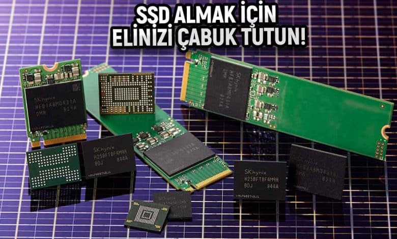 SSD fiyatları