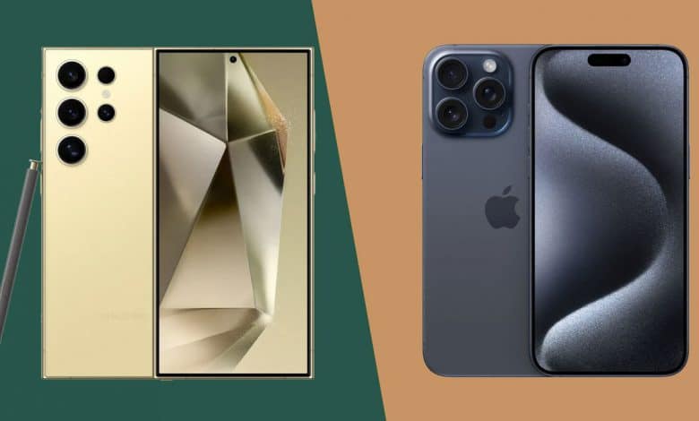 S24 Ultra ve iPhone 15 Pro