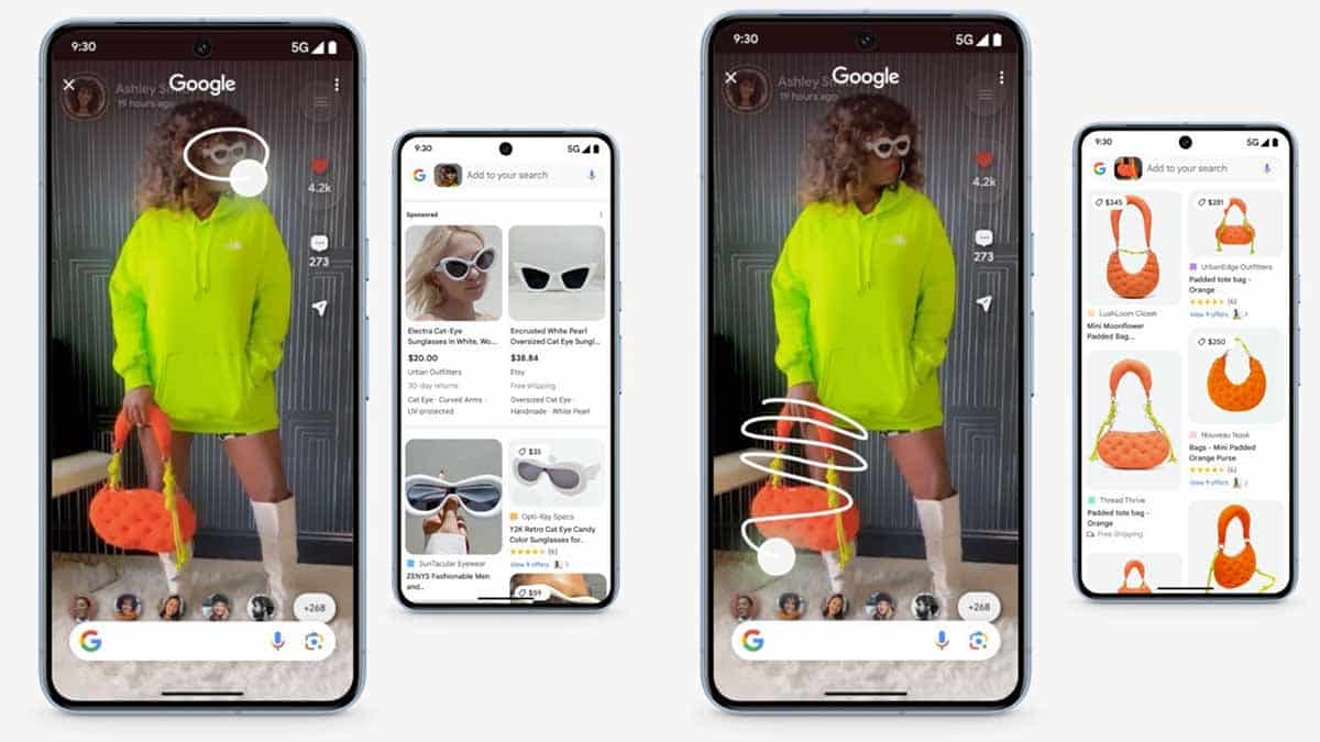 Google Circle Arama
