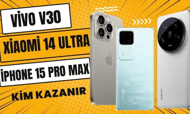 Vivo V30 iPhone 15 Pro Max