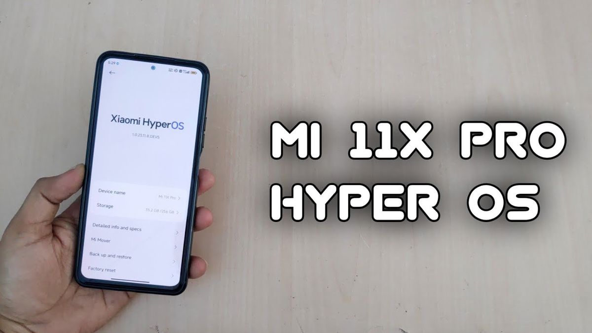 Xiaomi Mi 11X HyperOS