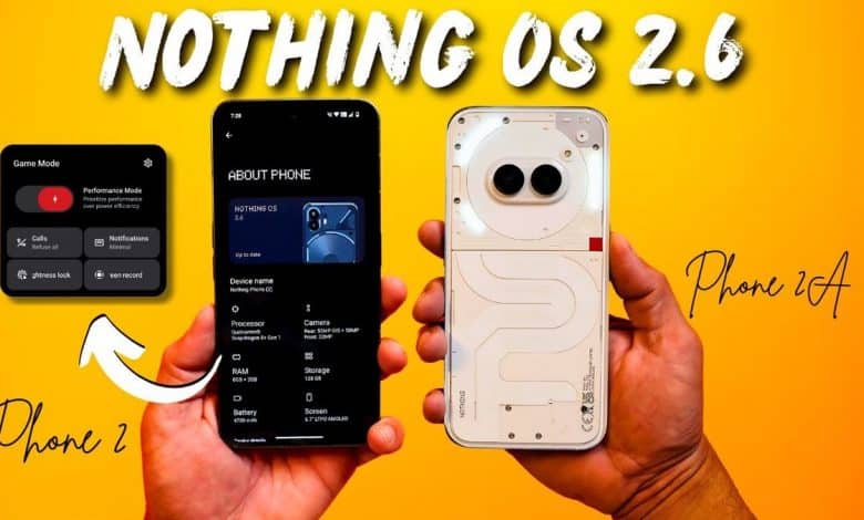 Nothing Phone 2 Nothing OS 2.6