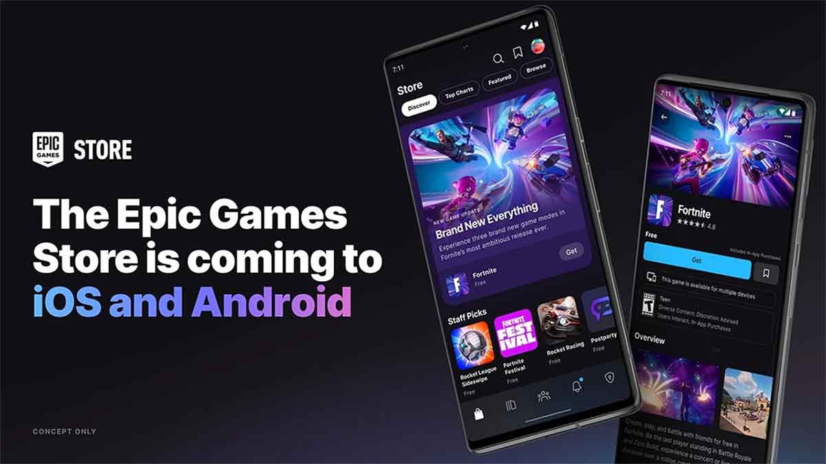 Epic Games android ve ios